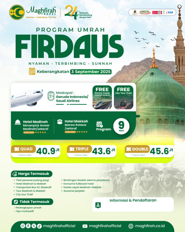 Umrah Firdaus 1446 H (03 September 2025)