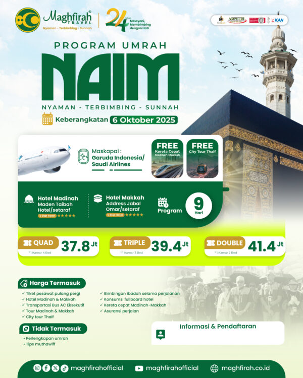 Umrah Naim 1446 H (06 Oktober 2025)
