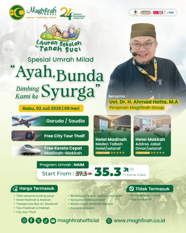 Umrah Liburan Sekolah 2025 (Naim)
